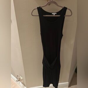 James Perse Black Sleeveless Dress